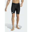 アディダス メンズ サンダル シューズ SOLID - Swimming shorts - black white