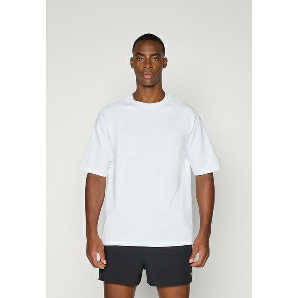 ヒュンメル メンズ サンダル シューズ LOOSE - Sports T-shirt - white