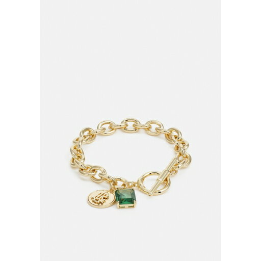ラルフローレン レディース ブレスレット・バングル・アンクレット アクセサリー FLEX - Bracelet - gold-coloured/green ラルフローレン レディース ブレスレット・バングル・アンクレット アクセサリー FLEX - Bracelet - gold-coloured/green