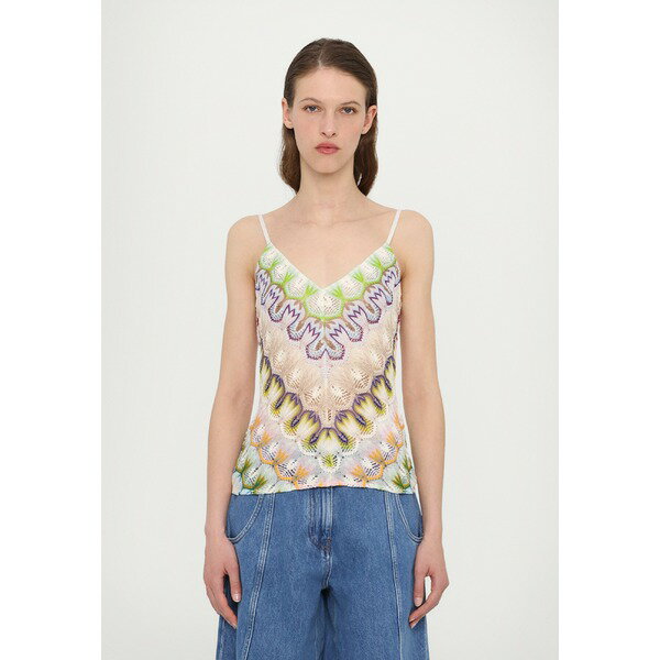 ߥå ǥ T ȥåץ Top - multi blue/pink/green/white