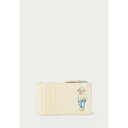 ラルフローレン レディース 財布 アクセサリー POLO BEAR LEATHER ZIP CARD CASE - Wallet - ivory