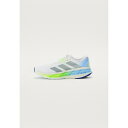 アディダス メンズ ランニング スポーツ ADISTAR 3 - Road running shoes - white/grey/lucid lemon