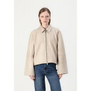 サムス サムス レディース ジャケット&ブルゾン アウター SALYLO JACKET - Leather jacket - washed white pepper(4)