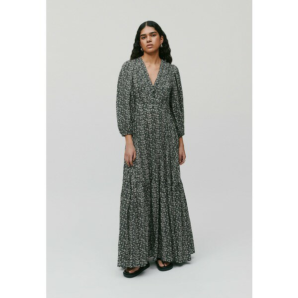 アイヴィ オーク レディース ワンピース トップス DREA - Maxi dress - small flower black aop