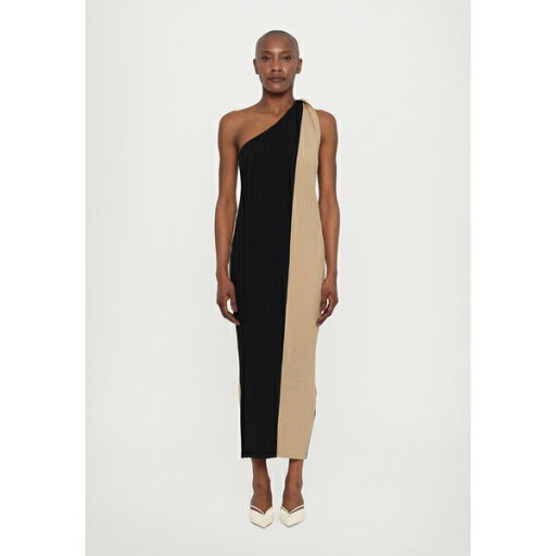 バイマレンバーガー レディース ワンピース トップス NOTO - Jumper dress - black/beige バイマレンバーガー レディース ワンピース トップス NOTO - Jumper dress - black/beige