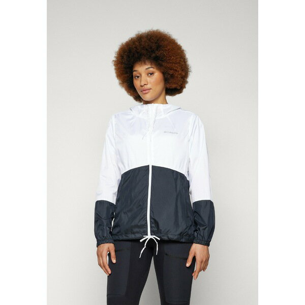 コロンビア レディース ジャケット＆ブルゾン アウター FLASH FORWARD - Windbreaker - white/black