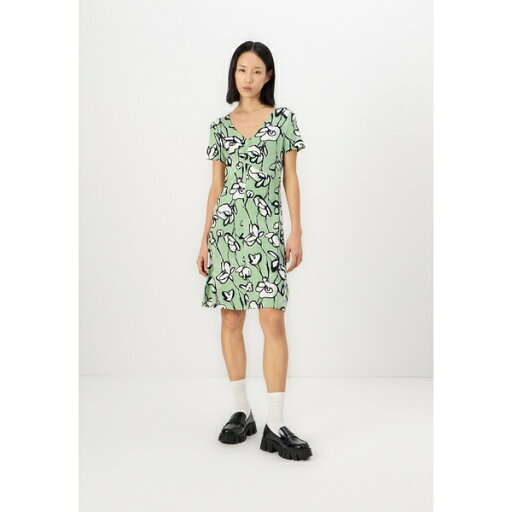 トムテイラー レディース ワンピース トップス DRESS EASY - Jersey dress - fresh spring トムテイラー レディース ワンピース トップス DRESS EASY - Jersey dress - fresh spring