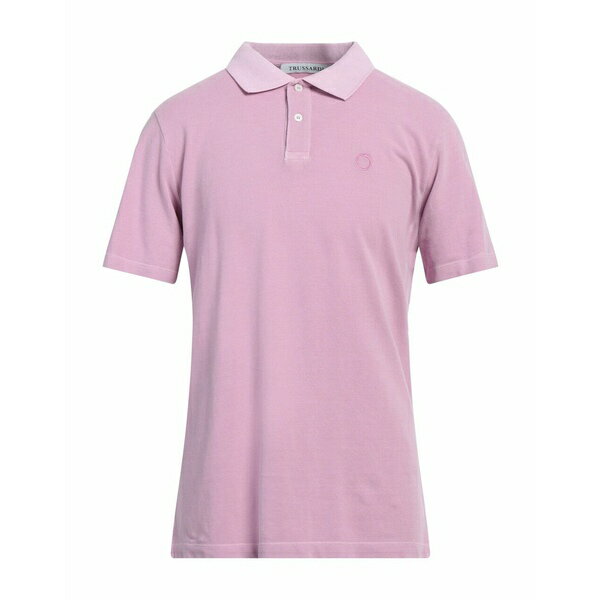 【送料無料】 トラサルディ メンズ ポロシャツ トップス Polo shirts Mauve