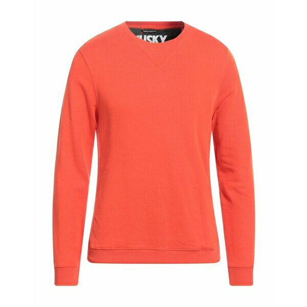 楽天asty【送料無料】 ハスキー メンズ パーカー・スウェットシャツ アウター Sweatshirts Orange