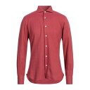 【送料無料】 ダンディライフ バイ バルバ メンズ シャツ トップス Shirts Red