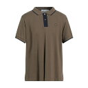 【送料無料】 トラサルディ メンズ ポロシャツ トップス Polo shirts Military green