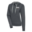 アンティグア レディース パーカー・スウェットシャツ アウター Oral Roberts Golden Eagles Antigua Women's Victory Pullover Hoodie Charcoal