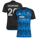 アディダス メンズ ユニフォーム トップス San Jose Earthquakes adidas 2023 Active Fault Jersey Replica Custom Jersey Blue