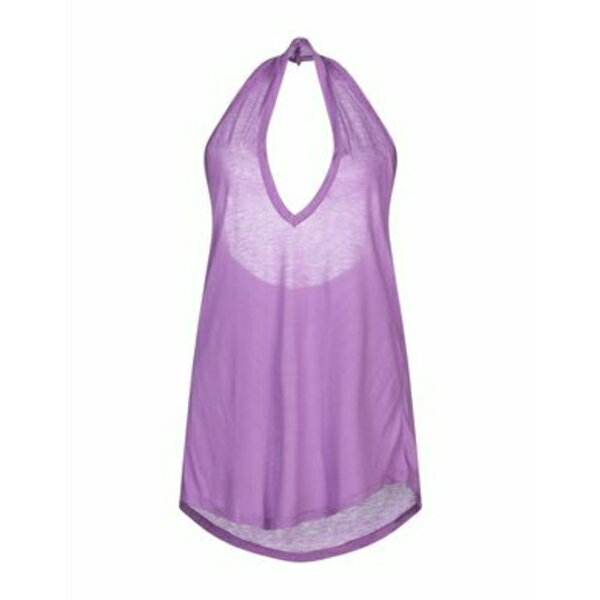 【送料無料】 ユッカ レディース Tシャツ トップス Tops Purple