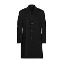 トラサルディ メンズ ジャケット＆ブルゾン アウター Wool Coat Black