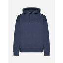 メゾン キツネ レディース パーカー・スウェットシャツ アウター Fox Head Patch Cotton Hoodie NAVY