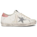 Golden Goose ゴールデングース レディース スニーカー 【Golden Goose Super-Star White Silver Glitter Pink (Women's)】 サイズ US_W_12 White/Silver/Pink(4)