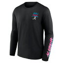 楽天astyファナティクス メンズ Tシャツ トップス Alabama Crimson Tide Fanatics Branded Spring Break Long Sleeve TShirt Black