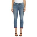 ジャグ レディース デニムパンツ ボトムス Women's Maya Mid Rise Capris Studio Blue(4)