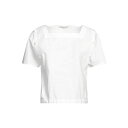 【送料無料】 ル ストレーゲ レディース カットソー トップス Tops White