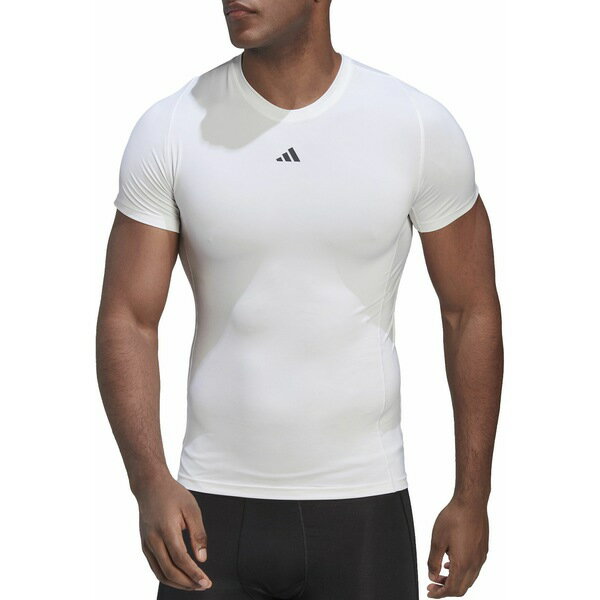 AfB_X Y Vc gbvX adidas Men's Techfit Training T-Shirt White