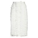 エムエスジイエム 【送料無料】 エムエスジイエム レディース スカート ボトムス Midi skirts White