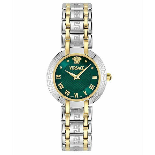 ヴェルサーチ レディース 腕時計 アクセサリー Women's Swiss Antlia Two-Tone Bracelet Watch 34mm Two Tone