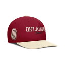 ナイキ メンズ 帽子 アクセサリー Men's Crimson/Cream Oklahoma Sooners Pro Legacy Script Snapback Hat Crimson, Cream