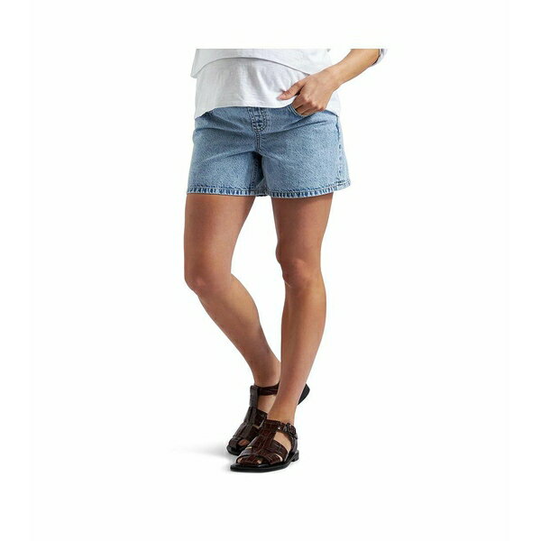 ライプ マタニティ レディース カジュアルパンツ ボトムス Maternity Ripe Brooklyn Denim Short Light wash