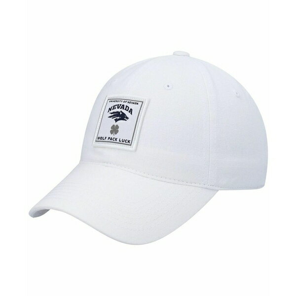 ブラッククローバー メンズ 帽子 アクセサリー Men's White Nevada Wolf Pack Dream Adjustable Hat White