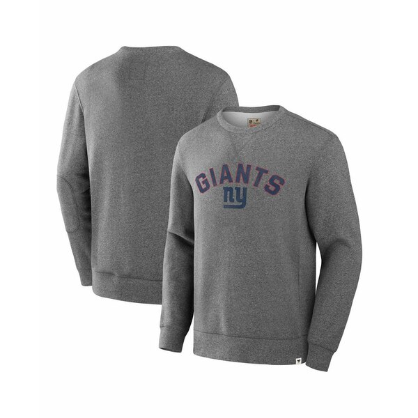 ■トップスサイズ 単位(cm) USサイズ｜胸囲(cm) XS(32-34in)｜84 S(34-36in)｜88 M(36-38in)｜94 L(38-40in)｜100 XL(42-44in)｜106 ■ブランド Fanatics (ファナティクス)■商品名 Men's Heather Gray New York Giants Loop Terry Pullover Sweatshirt■こちらの商品は米国・ヨーロッパからお取り寄せ商品となりますので、 お届けまで10日〜2週間前後お時間頂いております。 ■各ブランド・商品・デザインによって大きな差異がある場合がございます。 ■あくまで平均的なサイズ表ですので、「参考」としてご利用ください。 ■店内全品【送料無料】です！（※沖縄・離島は別途送料3,300円がかかります）