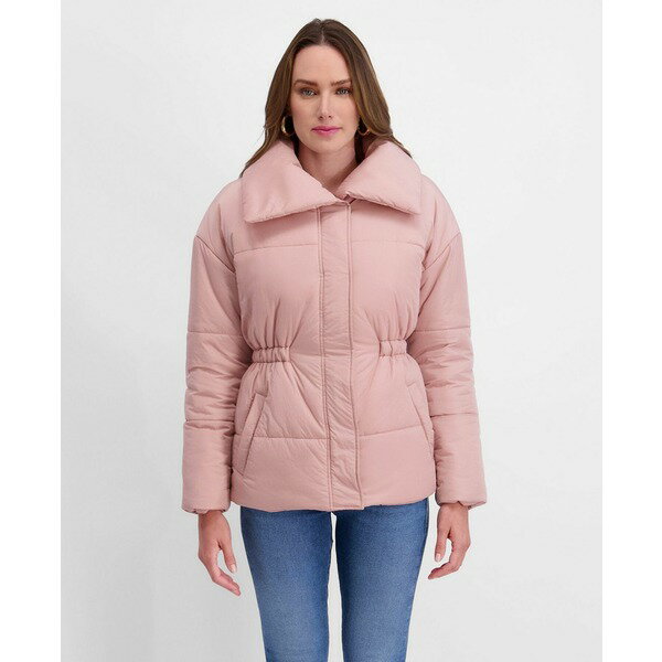ケンジー レディース ジャケット＆ブルゾン アウター Cinched Waist Puffer Rose