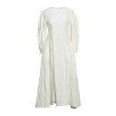 ジルサンダー 【送料無料】 ジル・サンダー レディース ワンピース トップス Midi dresses Ivory