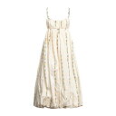 【送料無料】 アグア バイ アグアベンディータ レディース ワンピース トップス Midi dresses Cream