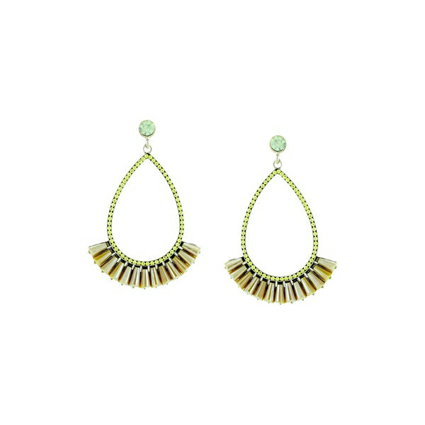 オリビア ウェルズ レディース ピアス＆イヤリング アクセサリー Gia Beaded Drop Earrings Gold / Yellow