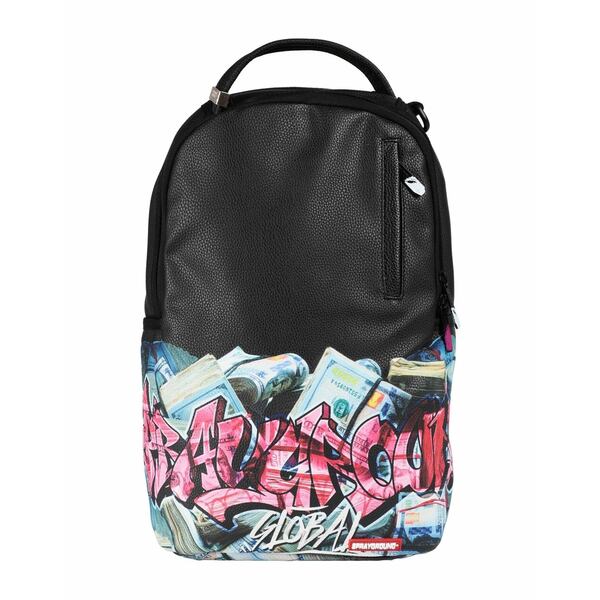 スプレーグラウンド 【送料無料】 スプレーグランド メンズ ビジネス系 バッグ GRAFFITTI MONEY STASH BACKPACK Black