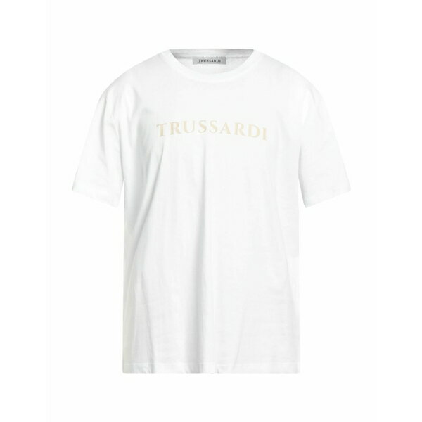 【送料無料】 トラサルディ メンズ Tシャツ トップス T-shirts White