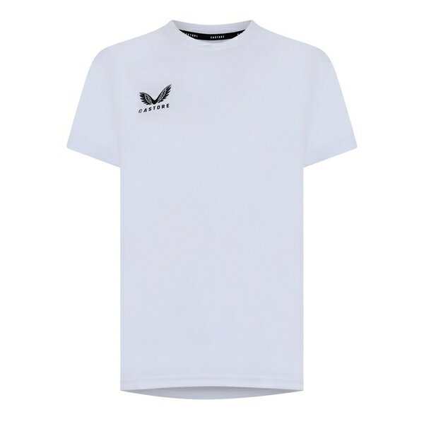 カストレ レディース フィットネス スポーツ Short Sleeve Training T-Shirt Womens White