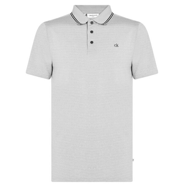 カルバンクラインゴルフ メンズ ゴルフ スポーツ Polo Silver Marl