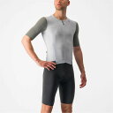 カステリ メンズ サイクリング スポーツ Premio Jersey Silver