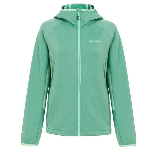 カリマー レディース フィットネス スポーツ Grid Fleece Hood Jacket Womens Green