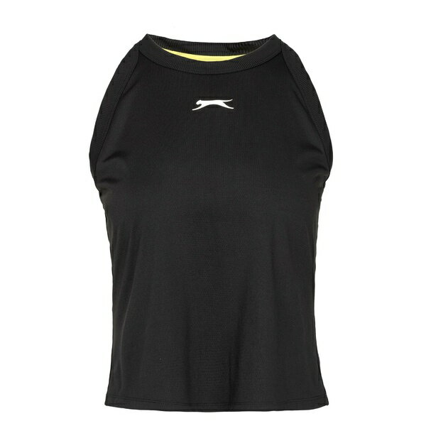 スラゼンジャー レディース ランニング スポーツ Tennis Tank Black