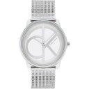 【送料無料】 カルバンクライン レディース 腕時計 アクセサリー Ladies Calvin Klein Mesh Watch Silver