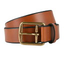 ラルフローレン 【送料無料】 ラルフローレン レディース ベルト アクセサリー Leather Belt Brown