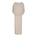 【送料無料】 アグノラ レディース ワンピース トップス Midi dresses Beige