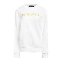 【送料無料】 ヴェルサーチ レディース パーカー・スウェットシャツ アウター Sweatshirts White
