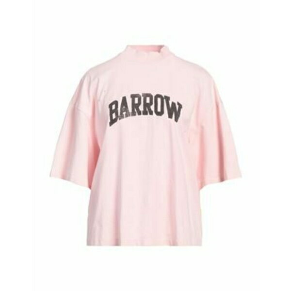 【送料無料】 バロウ レディース Tシャツ トップス T-shirts Pink