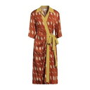 【送料無料】 ドリス・ヴァン・ノッテン レディース ワンピース トップス Midi dresses Brown