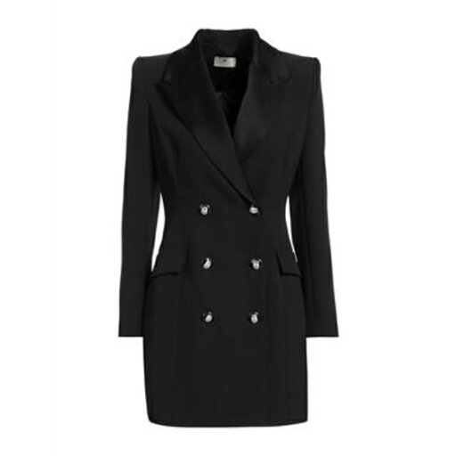 【送料無料】 エリザベスフランキ レディース ワンピース トップス Mini dresses Black 【送料無料】 エリザベスフランキ レディース ワンピース トップス Mini dresses Black