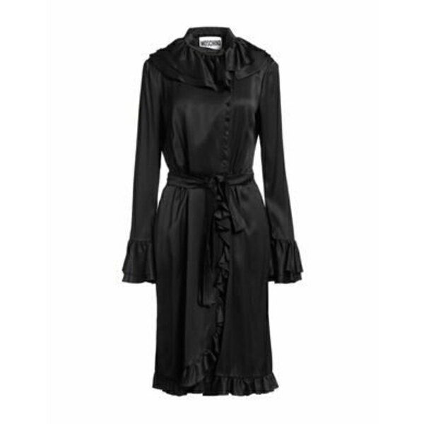 【送料無料】 モスキーノ レディース ワンピース トップス Midi dresses Black